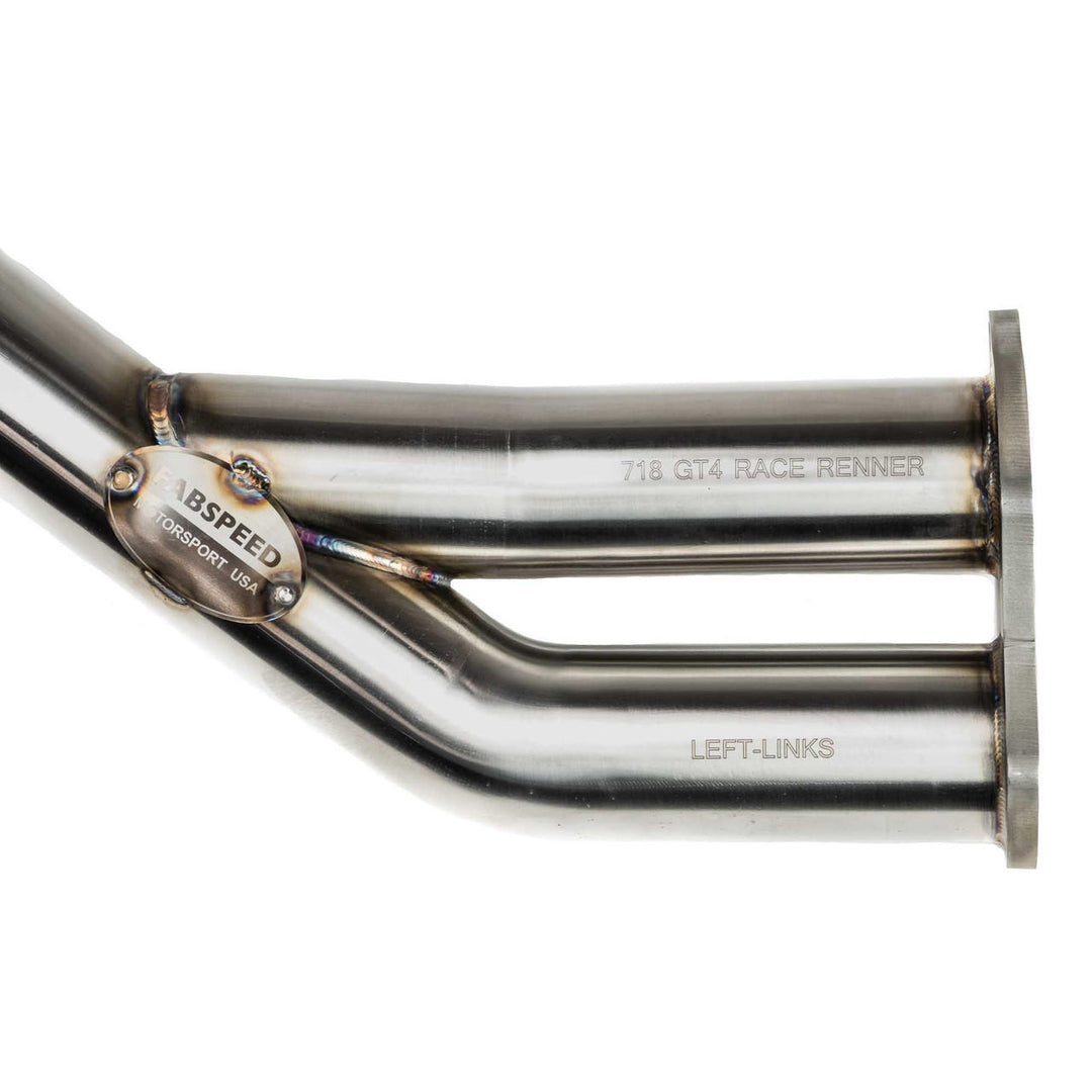 Fabspeed Porsche 718 GT4 / GTS / Spyder Over Axle Link Pipes (2020+)