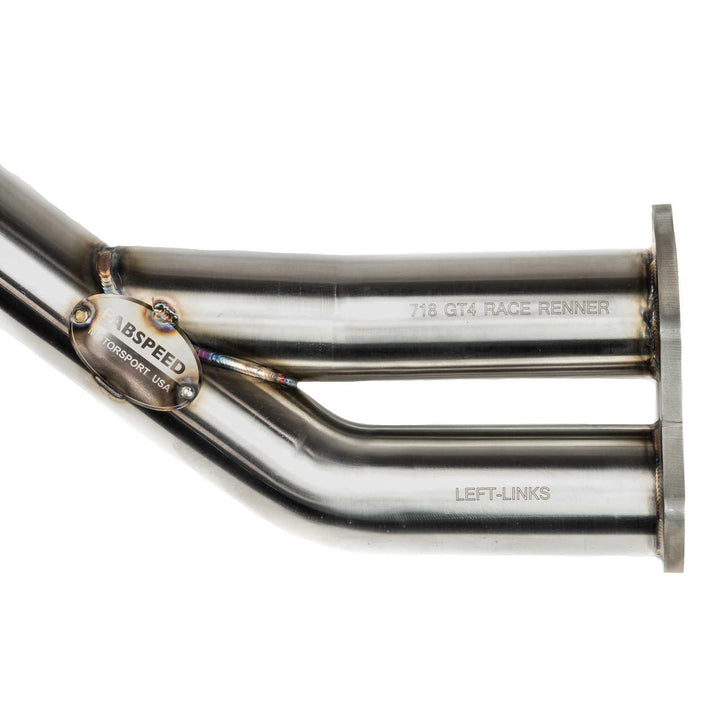 Fabspeed Porsche 718 GT4 / GTS / Spyder Over Axle Link Pipes (2020+)