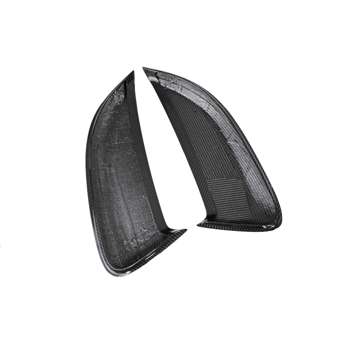 Carbon Fiber GT4 Style Side Air Scoops 718 Boxster Cayman Porsche