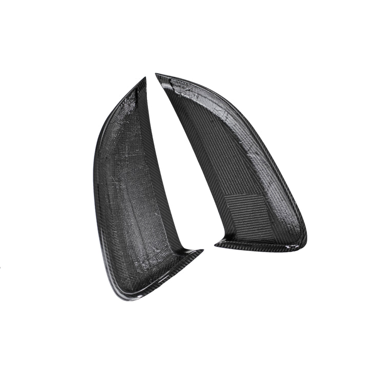 Carbon Fiber GT4 Style Side Air Scoops 718 Boxster Cayman Porsche