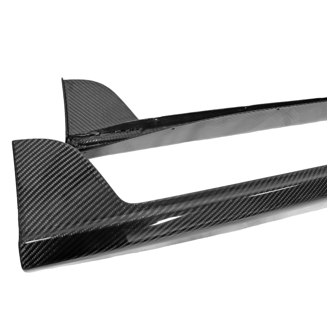Carbon Fiber Carbon Fiber Cayman Side Skirt OEM Replacement 981 Boxster Cayman Porsche