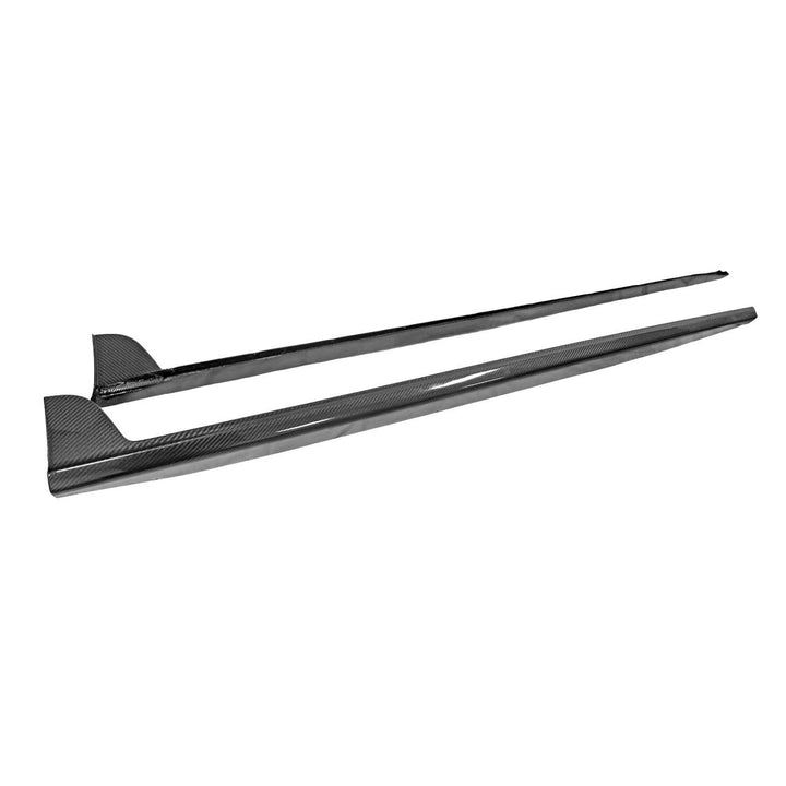 Carbon Fiber Carbon Fiber Cayman Side Skirt OEM Replacement 981 Boxster Cayman Porsche