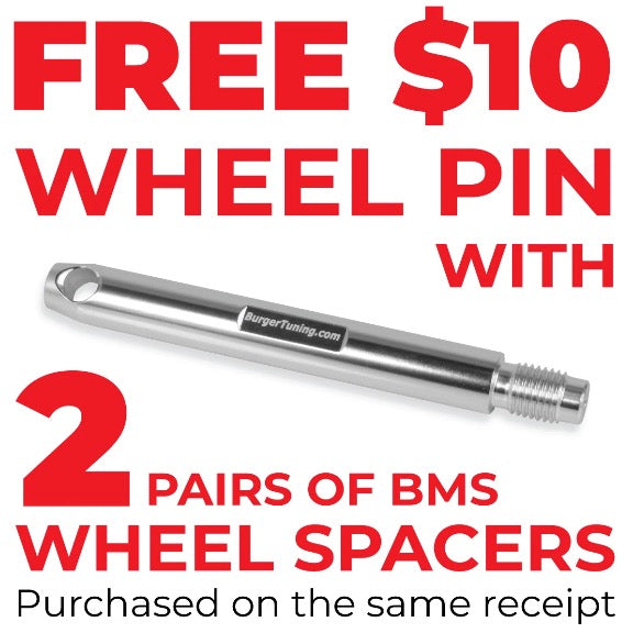 F Chassis - Burger Motorsports BMW Wheel Spacer Kit w/10 Bolts - Burger Motorsports 