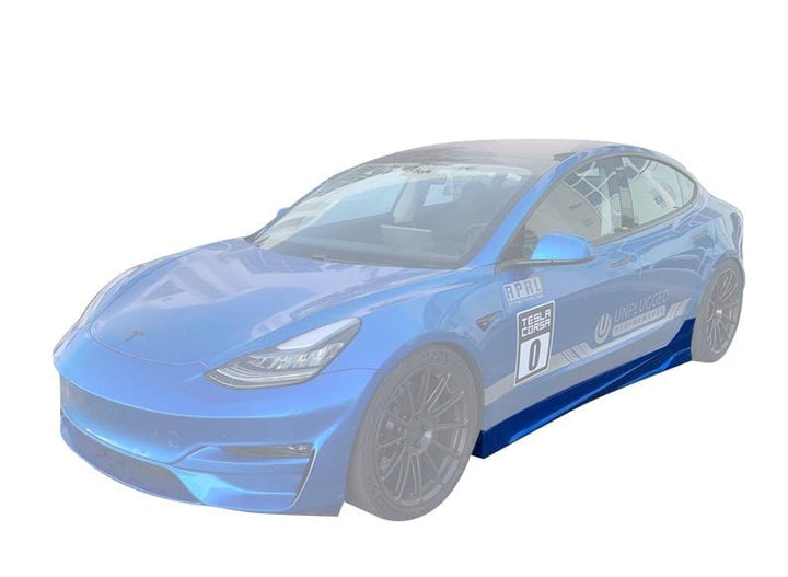 Unplugged Performance Tesla Model 3 Ascension Side Skirts