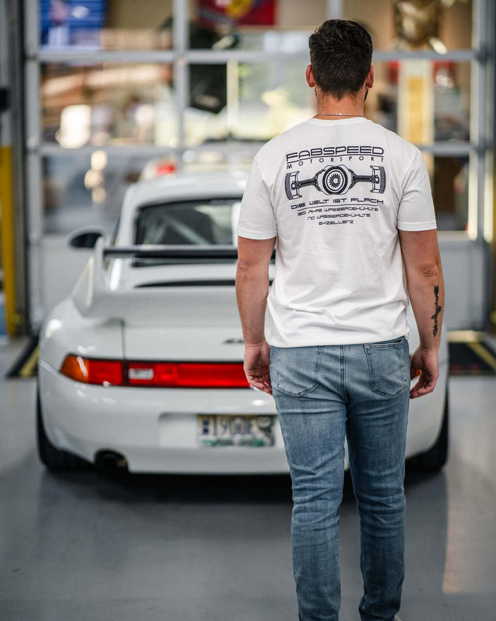 Fabspeed Motorsport The World Is Flat Porsche T-Shirt