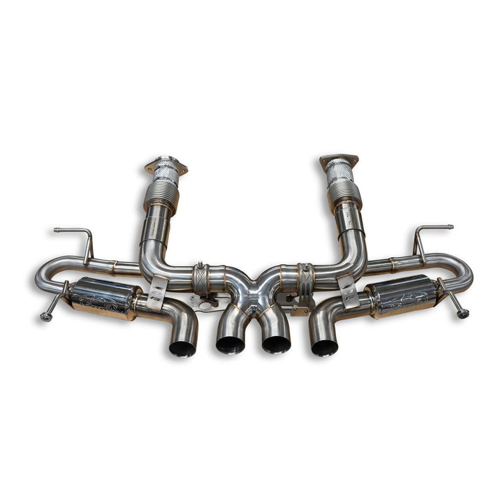 Fabspeed Chevrolet Corvette C8 Stingray / E-Ray  Valved Center Exit Conversion Exhaust System (2023+)