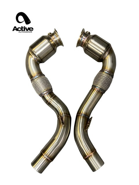 S63 N63 Catted Downpipes | V8 BMW X5 M and X6 M X5 X6 550i 650i - For G body cars