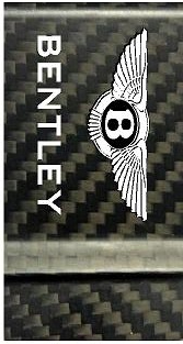 Bentley White Carbon Fiber Money Clip