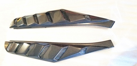 458 Coupe GT Rear Engine Bay Louvers