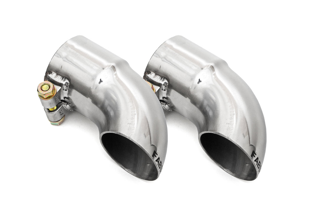 Porsche 997 GT3 Slip-On 90 degree Turndown outlet pipes/tips (duplicate product)