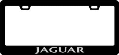Fabspeed Jaguar Plate Frame TEXT ONLY Silver