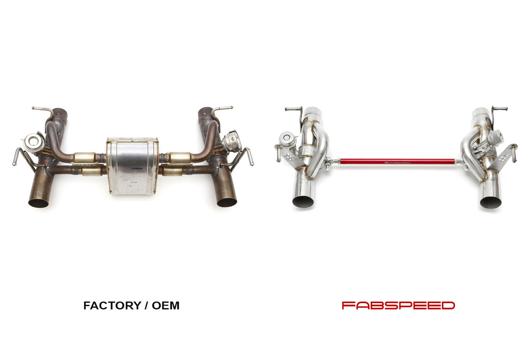 Ferrari 488 Valved Muffler Bypass Exhaust System