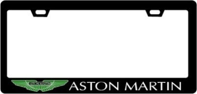 Aston Martin Ã‚Â Plate Frame Logo and Text 2x2