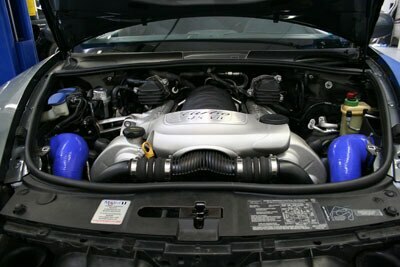 Fabspeed Porsche 955 Turbo / Turbo S EVOMS V-Flow Air Intake System (2002-2007)