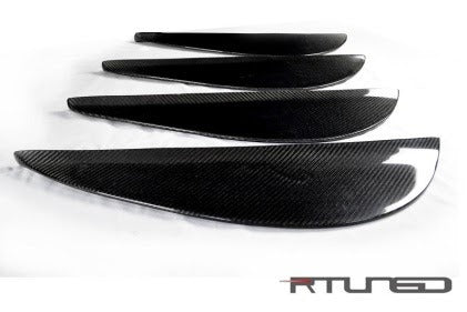 Rear Diffuser Fins - FERRARI 360 SPIDER - MODENA - FI - CHALLENGE Includes template for proper installation