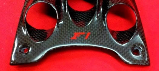 458 Console Trim, F1 Plate With custom RED F1 logo in resin