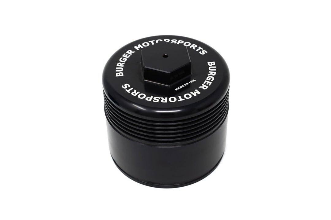BMS Billet Oil Filter Cover for Subaru WRX, Legacy, & BRZ