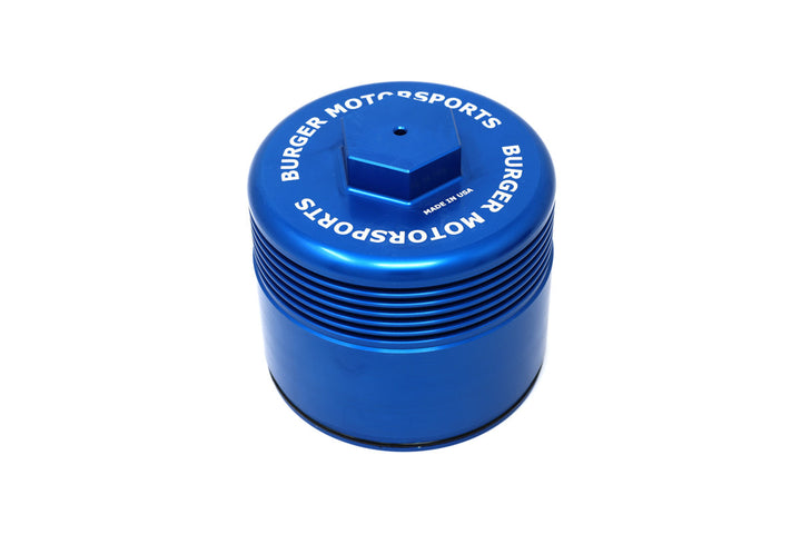 BMS Billet Oil Filter Cover for Subaru WRX, Legacy, & BRZ