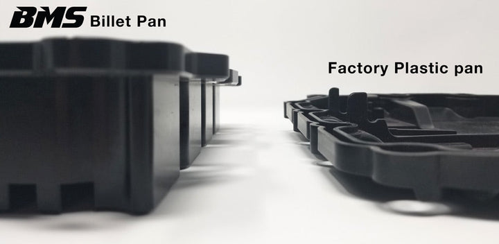 BMS Billet Aluminum BMW DCT transmission high capacity oil pan - Burger Motorsports 