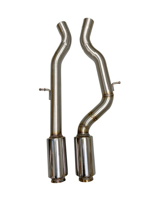 F8X BMW M3 & M4 Gen2 Equal Length Mid Pipe includes Active F-brace-Equal Length Mid Pipe w AWE Switchpath custom connect