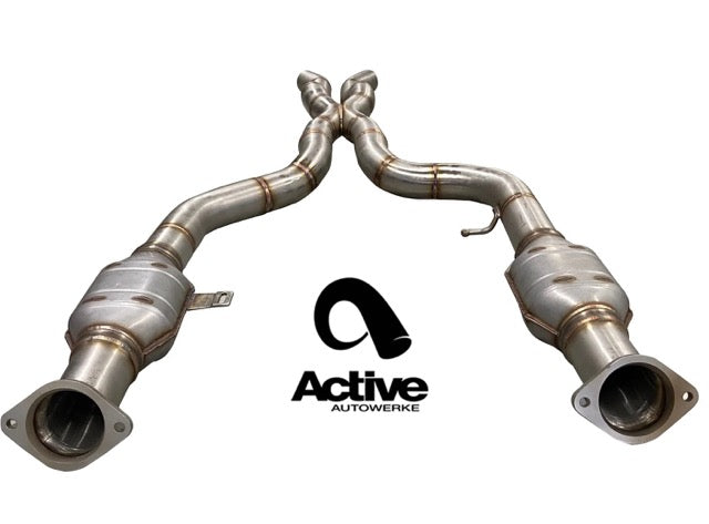 Active Autowerke G80/G82 M3/M4 Signature mid-pipe with X-Pipe - Mid-pipe only with straight pipes