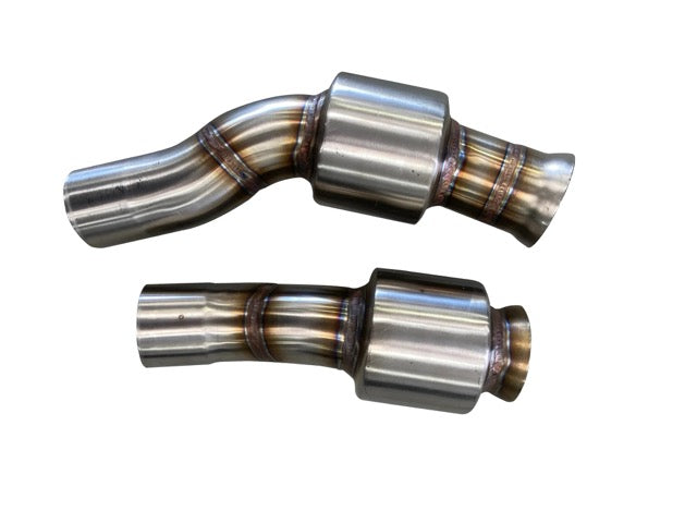 F87 BMW M2 Competition Mid Pipe includes Active F-brace - Straight Pipes