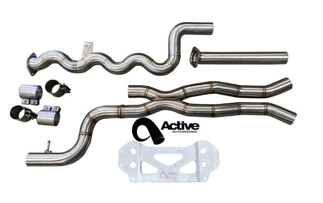 Active Autowerke G80/G82 M3/M4 Signature Gen 2 Equal Length mid-pipe with G-brace