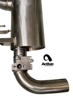 Active Autowerke F22 M235i Performance Valved Rear Exhaust GEN 2 w black tips