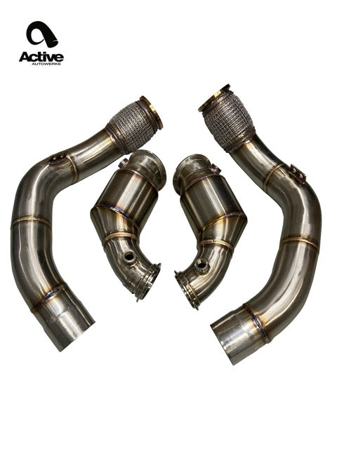 F90 M5/M8 X5M/X6M GESI Catted Downpipes