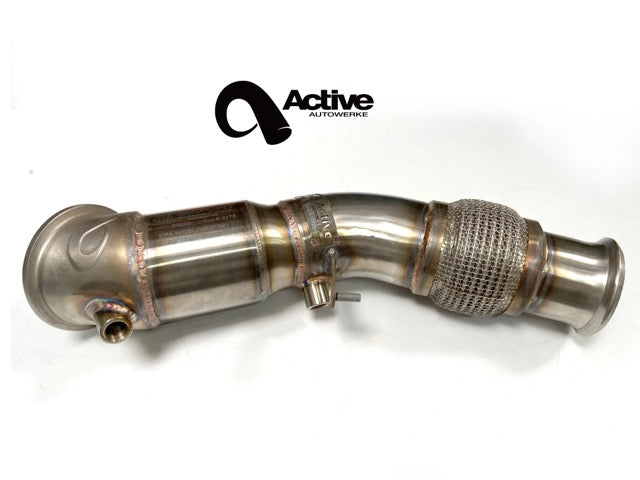 Active Autowerke BMW B46 G2X 230i 330i 430i GESI Catted Downpipe - Catted DP turbo gasket included (2021+ G-series)
