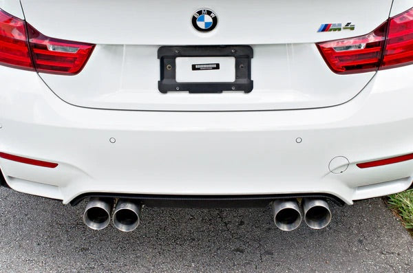 F8X BMW M2C M3 & M4 Rear Exhaust Tips - for OEM exhaust - Carbon Fiber over brushed
