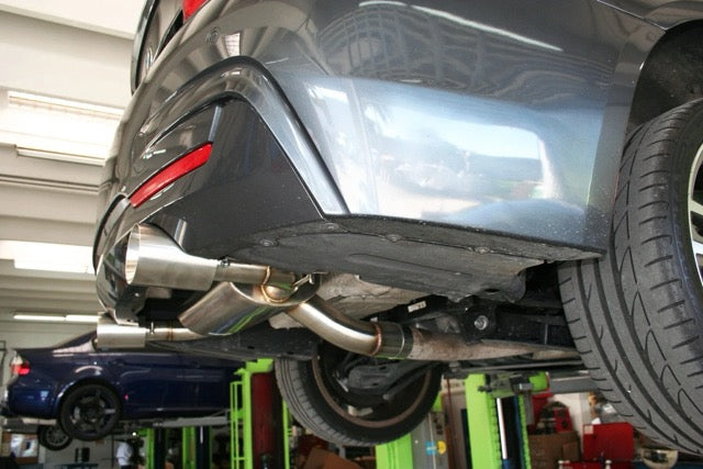 Active Autowerke F3X 335i | 435i Performance Valved Rear Exhaust GEN 2 w CARBON over brushed tips