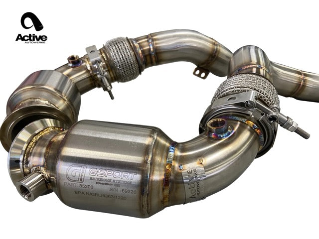 F90 M5/M8 X5M/X6M GESI Catted Downpipes