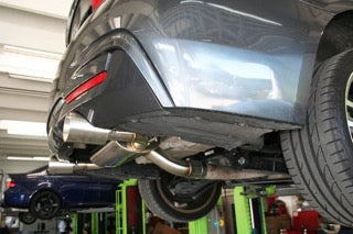 Active Autowerke F3X 340i | 440i Performance Valved Rear Exhaust GEN 2 - BMW F3x 340i Rear Exhaust with BLACK tips
