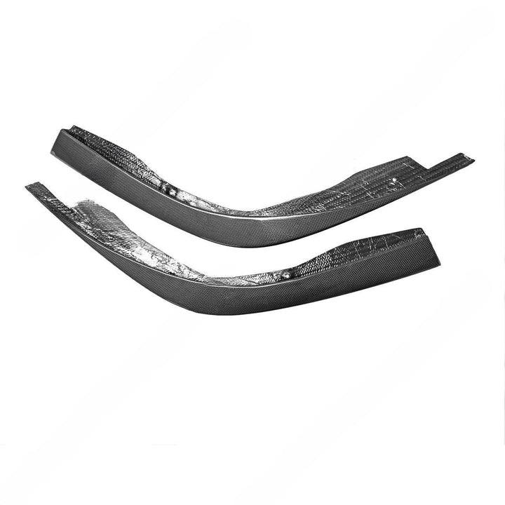 Fabspeed Ferrari F8 Carbon Fiber Front Bumper Splitters