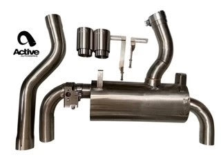 Active Autowerke F3X 335i | 435i Performance Valved Rear Exhaust GEN 2 w CARBON over brushed tips