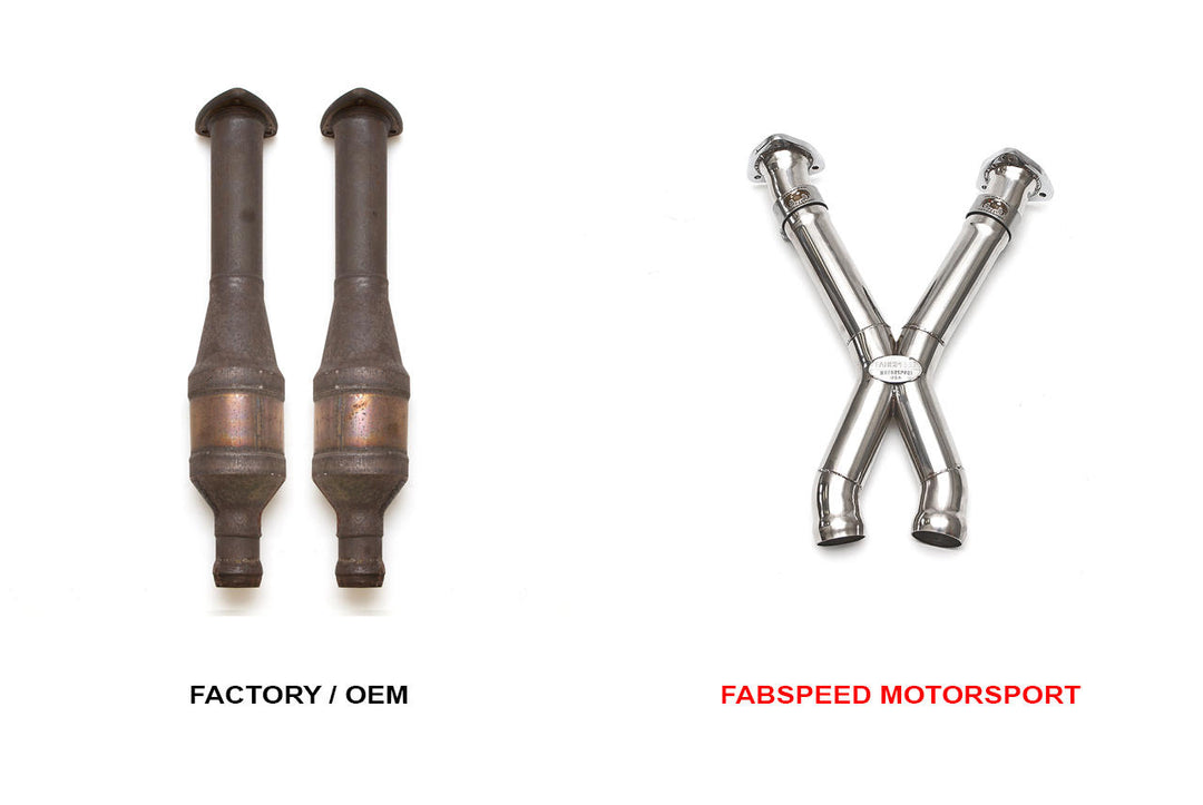 Fabspeed Aston Martin DB9 2nd  link comp. X-Pipe (2004-2016)