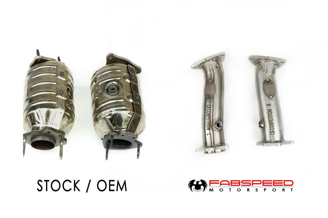 Fabspeed Chevrolet Corvette C8  link comp.  Pipes (2020+)