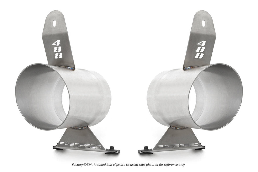 Fabspeed Ferrari 488 Pista Valvetronic Dual Tone Exhaust System