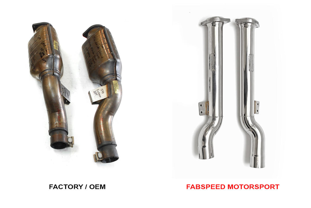 Fabspeed Ferrari 599 2nd link comp. Pipes (2006-2012)