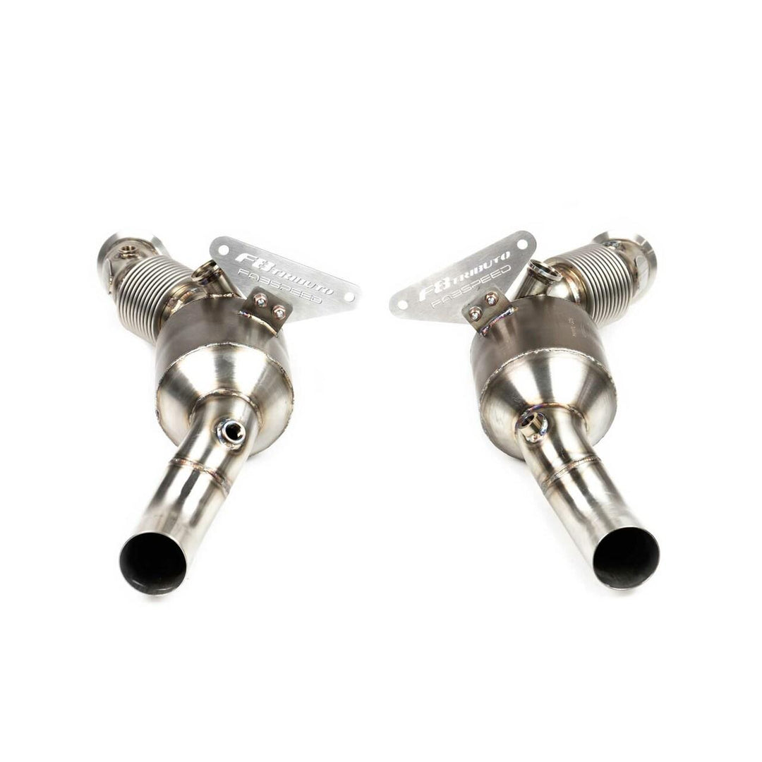 Fabspeed Ferrari F8 Tributo Sport Catalytic Converters (2020+)