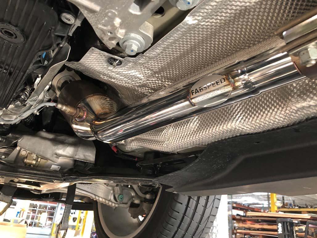 Fabspeed Jaguar F-Pace S Sport Cat Down Pipes