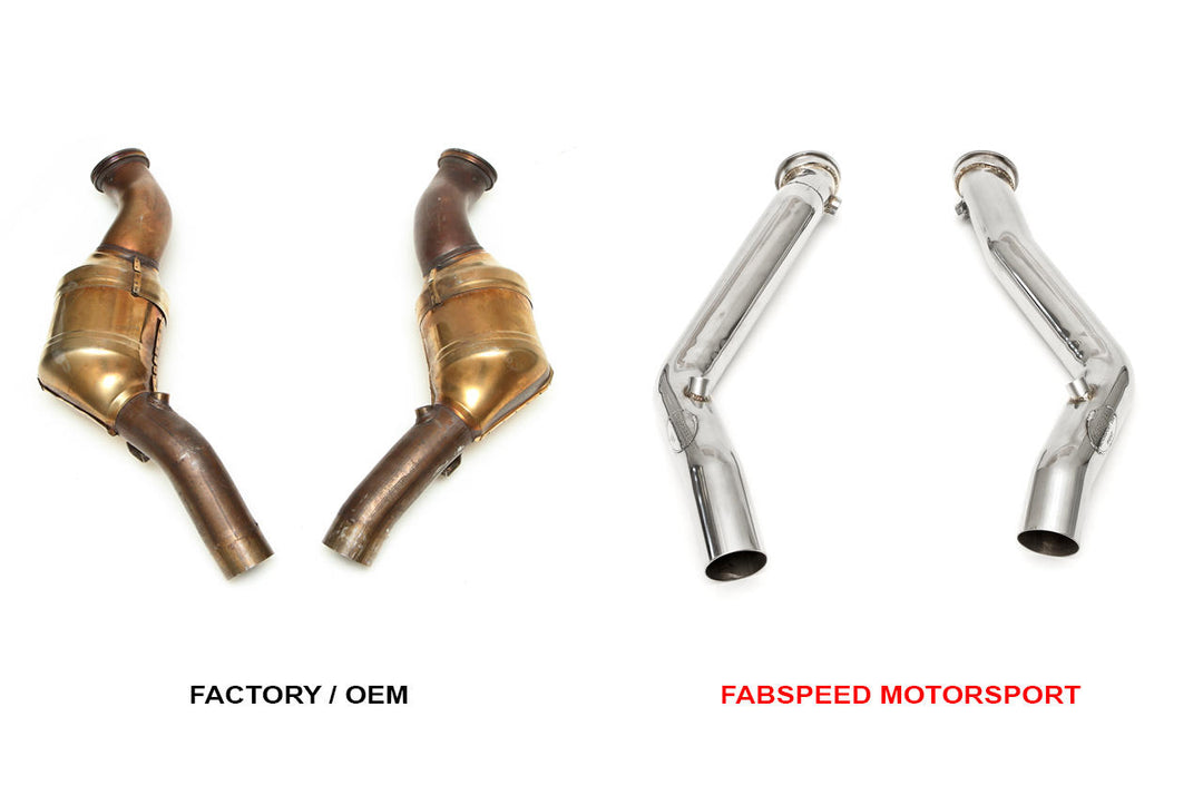 Fabspeed Maserati Ghibli link comp. Downpipes (2013+)