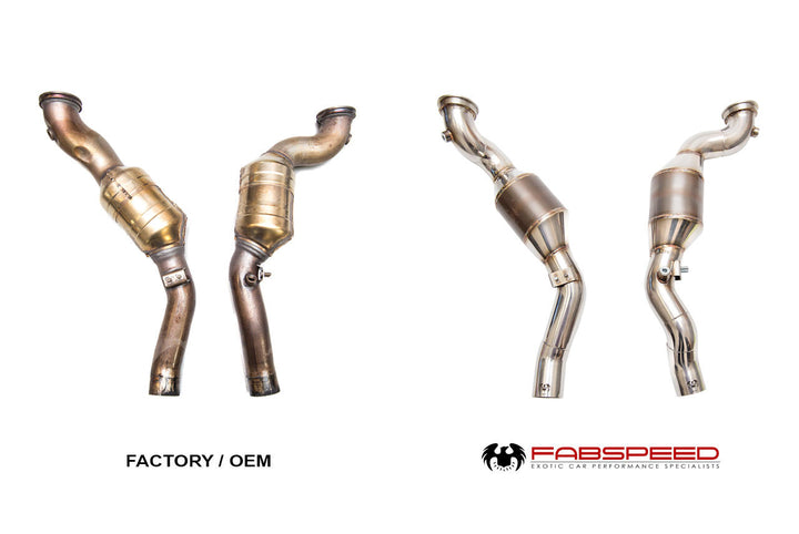 Fabspeed Maserati Ghibli Primary Sport Cat Downpipes (2013+)