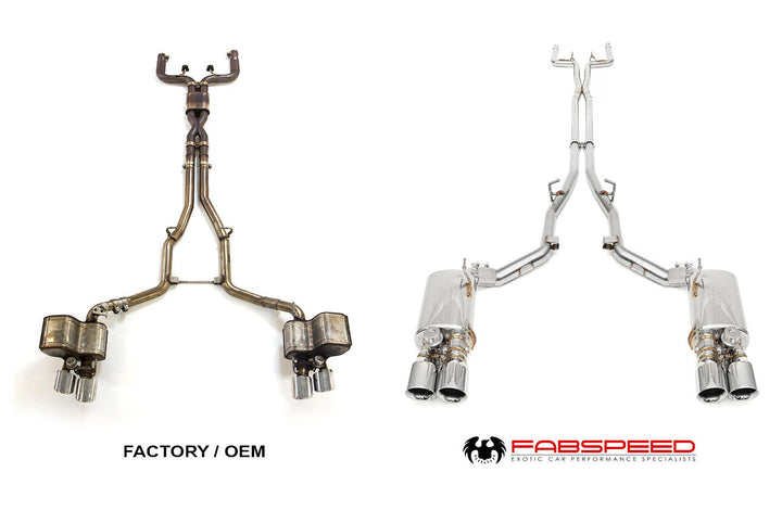 Fabspeed Maserati Ghibli Valvetronic Catback Exhaust System (2013+)