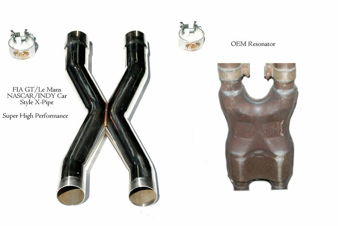 Fabspeed Maserati Quattroporte Resonator Bypass X-Pipe (2004-2012)