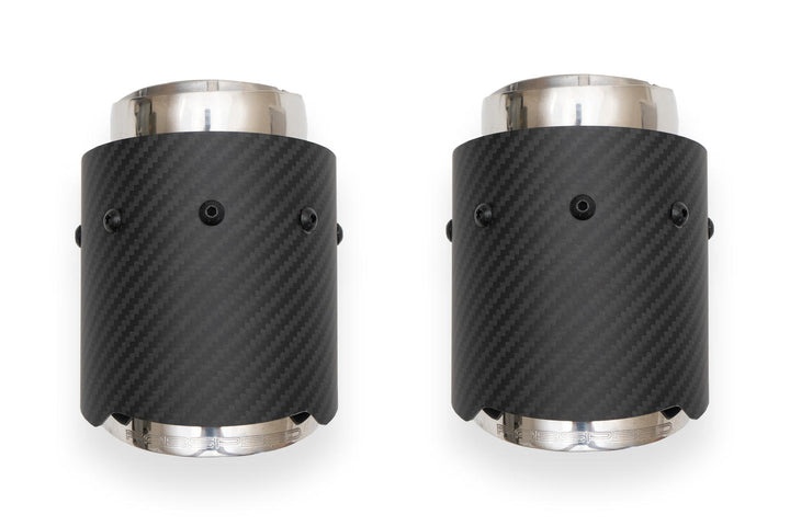 Fabspeed McLaren 570S / 570GT / 540C Deluxe Bolt-On Dual Carbon Fiber Tips