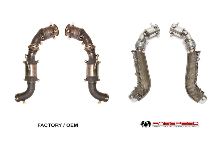 Fabspeed McLaren 650S Competition Link Pipes