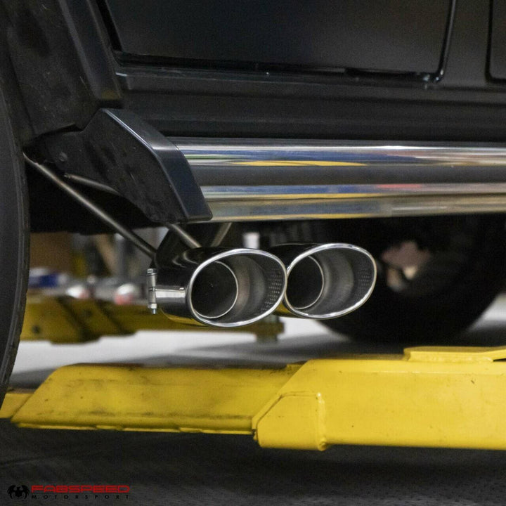 Fabspeed Mercedes-Benz G-Wagen G63 AMG Maxflo Performance Exhaust with Quad Tips (2015-2018)