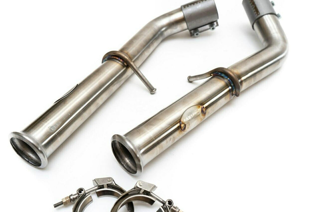 Fabspeed Mercedes-Benz G63 AMG 2nd link comp. Pipes with XperTune Performance Software (2019-2024)